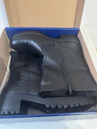 Botas negras forradas