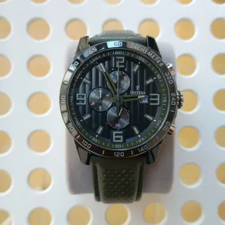 Reloj Festina Cronógrafo Taquímetro Verde