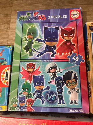 Pack 4 Puzzles Disney Marvel Educa Clementoni