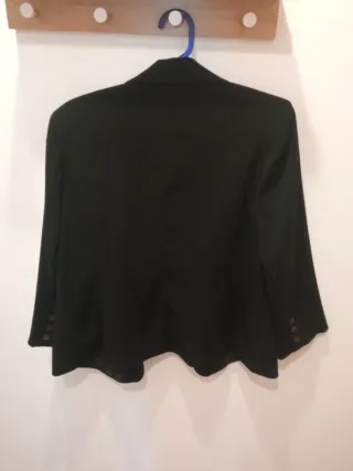 Chaqueta vestir negra talla 44-46