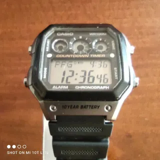 Orologio Casio Countdown Timer 10 Year Battery