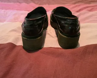 Zapatos Plataforma Pull&Bear Burdeos