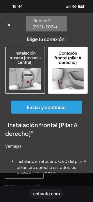 Enhauto Commander para Tesla