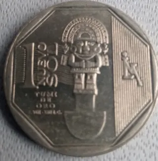 Moneda 1 Sol Peruano 2010 Tumi