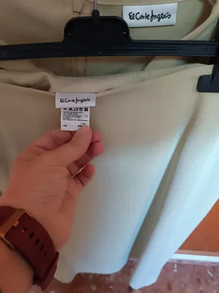 Conjunto de fiesta beige