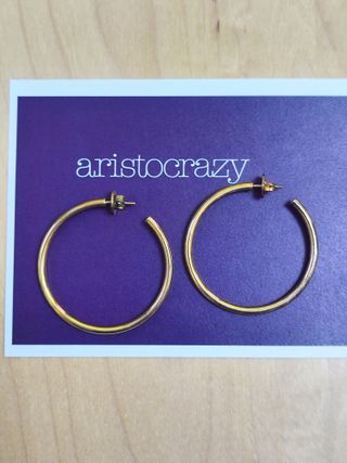 Pendientes Aristocrazy – aro dorado grande