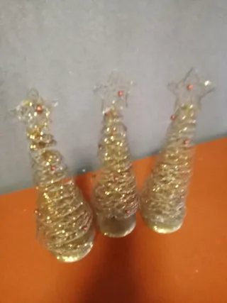 Adornos Navideños Ángeles y Árboles lote 15 euros