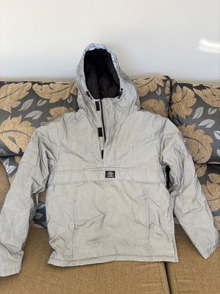 Chaqueta Anorak Gris Hombre