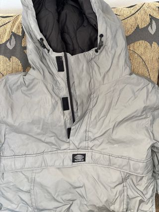Chaqueta Anorak Gris Hombre