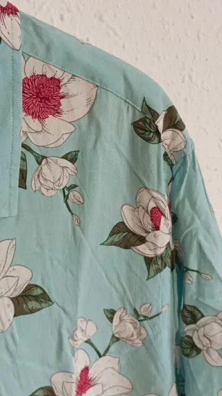 Camisa Sfera floral manga corta Talla XL