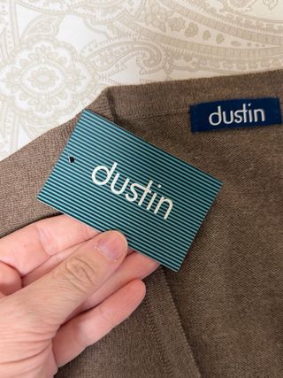 Chaleco de punto marrón unisex - Marca DUSTIN