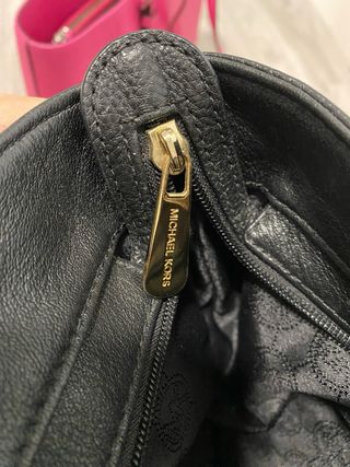 Bolso Michael Kors Piel Negro y Beige