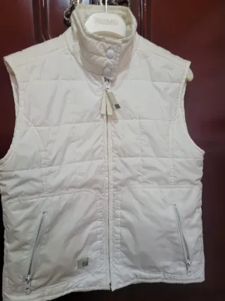 Chaleco Zara TRF Blanco