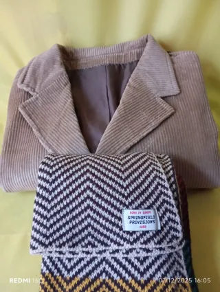 Abrigo pana Springfield y bufanda