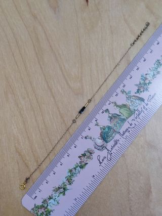 Pulsera vintage de plata de ley dorada