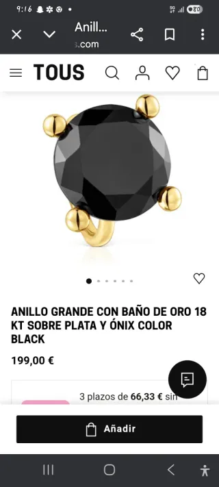 Conjunto Tous Manifiesto Oro y Plata