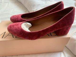 Zapatos Terciopelo Rosado