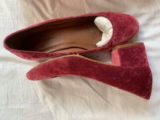 Zapatos Terciopelo Rosado