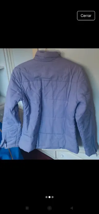 Chamarra acolchada Zara morada