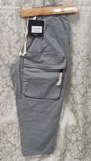 Pantaloni Duca Homme grigi ragazzo 10 anni