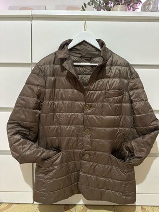 Giacca trapuntata donna L marrone