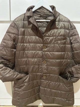 Giacca trapuntata donna L marrone