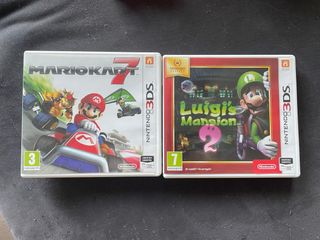 MarioKart 7 + Luigi Mansion 2 Nintendo 3DS
