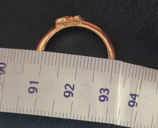 Anillo Tous Vermeil Oso Rosa