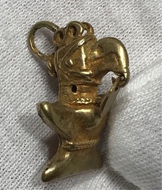 Colgante Pájaro Tayron Oro Tumbaga + Regalo