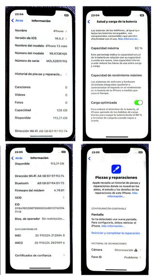 iPhone 13 mini 128GB bianco LEGGI