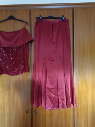 Traje de fiesta madrina