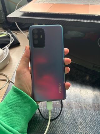 Cellulare Oppo A94 5G Viola + caricatore + 4 custodie