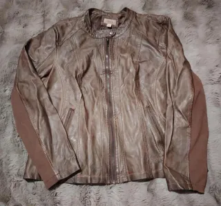 Chaqueta Piel Genuina YK2 Hombre marrón