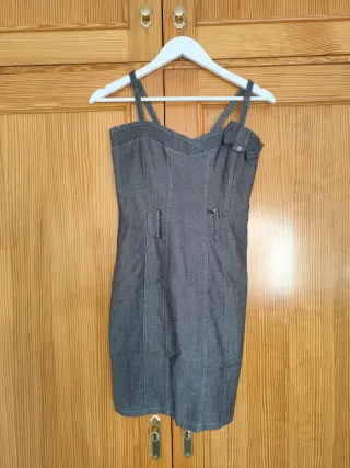 Vestido gris vaquero talla S