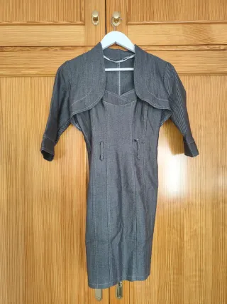 Vestido gris vaquero talla S