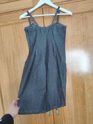 Vestido gris vaquero talla S