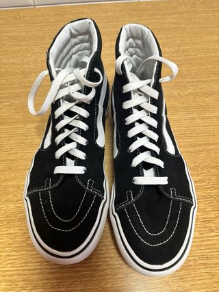 Zapatillas Vans Plataforma Bota talla 39 poco USO
