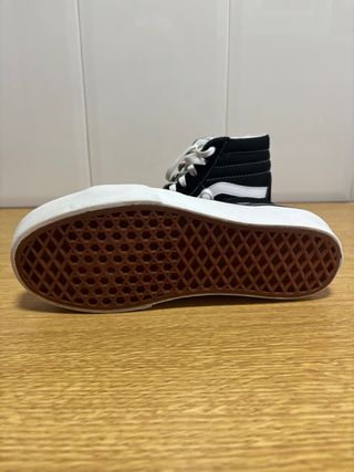 Zapatillas Vans Plataforma Bota talla 39 poco USO