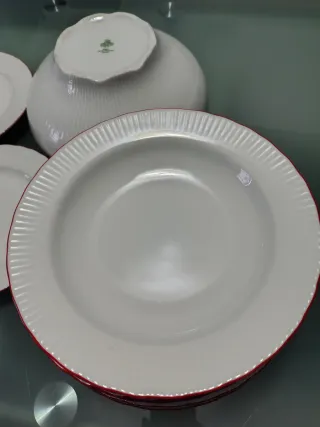 Servizio piatti porcellana tedesca JLMENAU Vintage