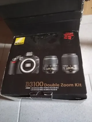 Cámara Nikon D3100 Kit Doble Lente