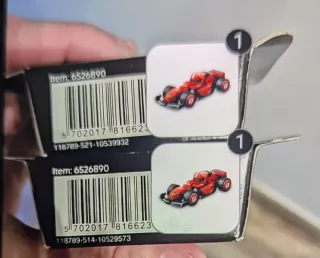 Lego Ferrari F1 mini (dos unidades disponibles)