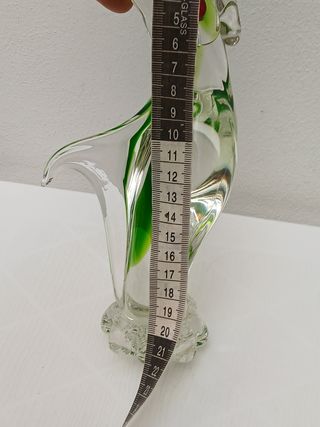 Statua cane in vetro di Murano