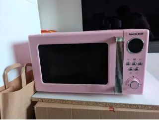 Microondas rosa vintage SilverCrest