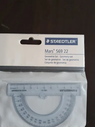 Lote reglas y compás Staedtler y Maped