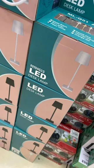 2 Lampade LED da tavolo ricaricabile