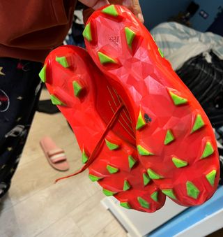 Botas de fútbol Adidas Talla 41 Rojas