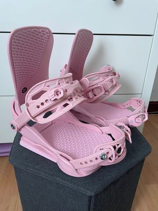 Fijaciones Snowboard Union Juliet Rosa Talla S