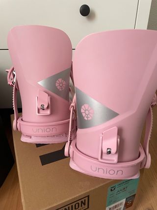 Fijaciones Snowboard Union Juliet Rosa Talla S