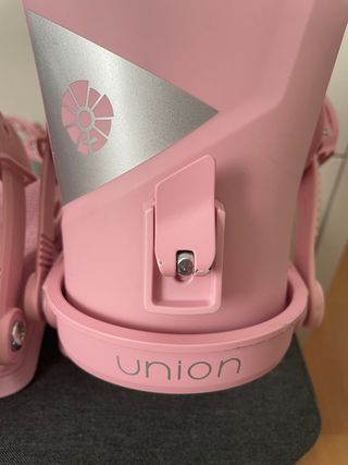 Fijaciones Snowboard Union Juliet Rosa Talla S
