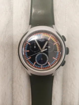 Orologio Swatch YYS4009 Cronografo Verde